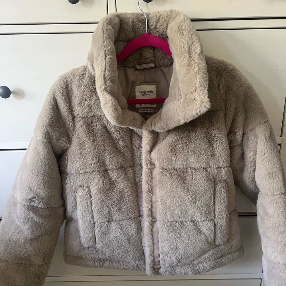 fur puffer coat